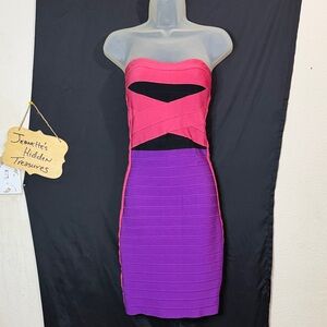 Herve Leger Strapless Dress